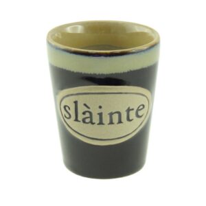 Stoneware Shot Cup - Slainte