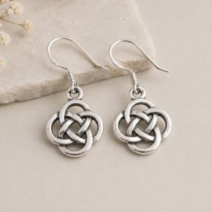 Celtic Knot Sterling Silver 925 Earrings
