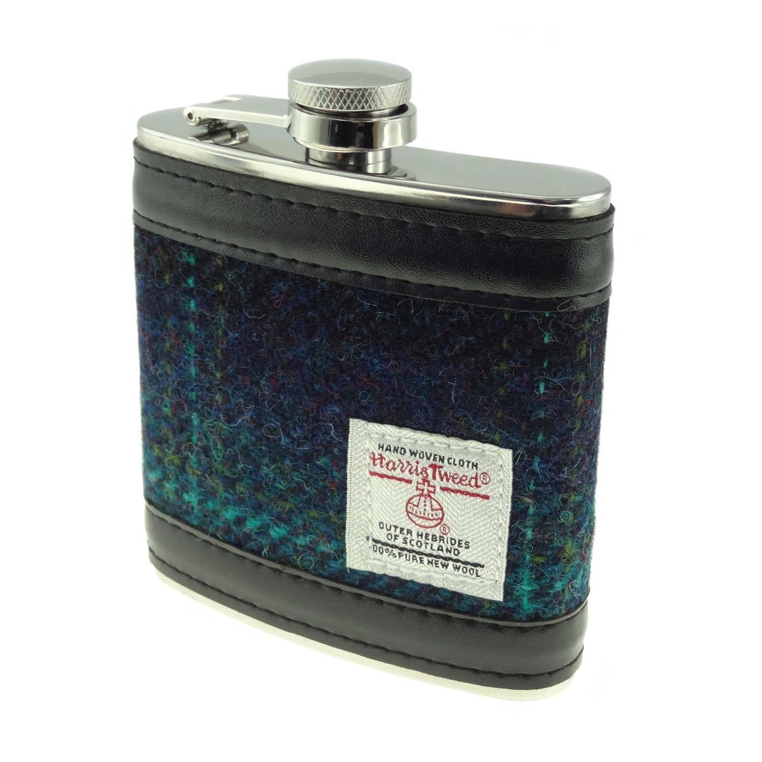 6oz Harris Tweed Hip Flask - Image 9