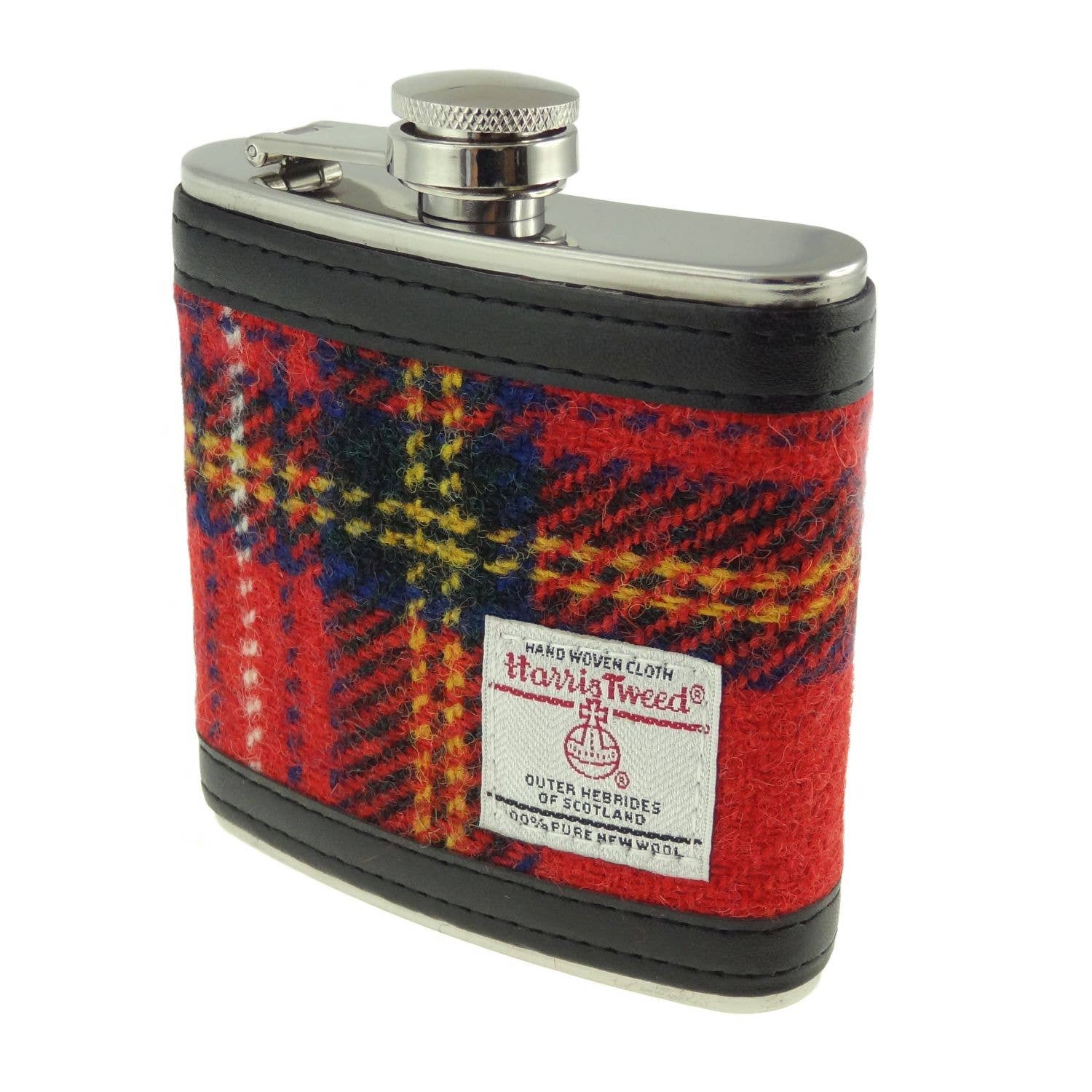 6oz Harris Tweed Hip Flask - Image 2