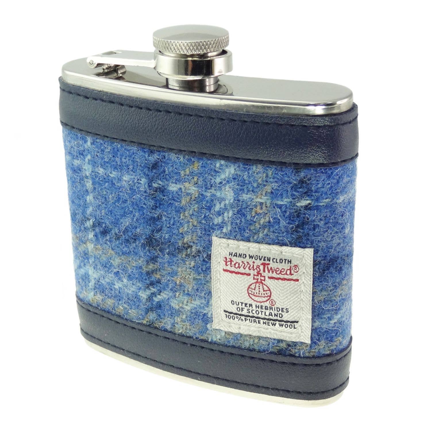 6oz Harris Tweed Hip Flask - Image 11
