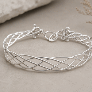 Silver Celtic Weave Bracelet