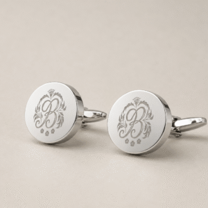 Boleskine House "B Thistle" Premium Cufflink